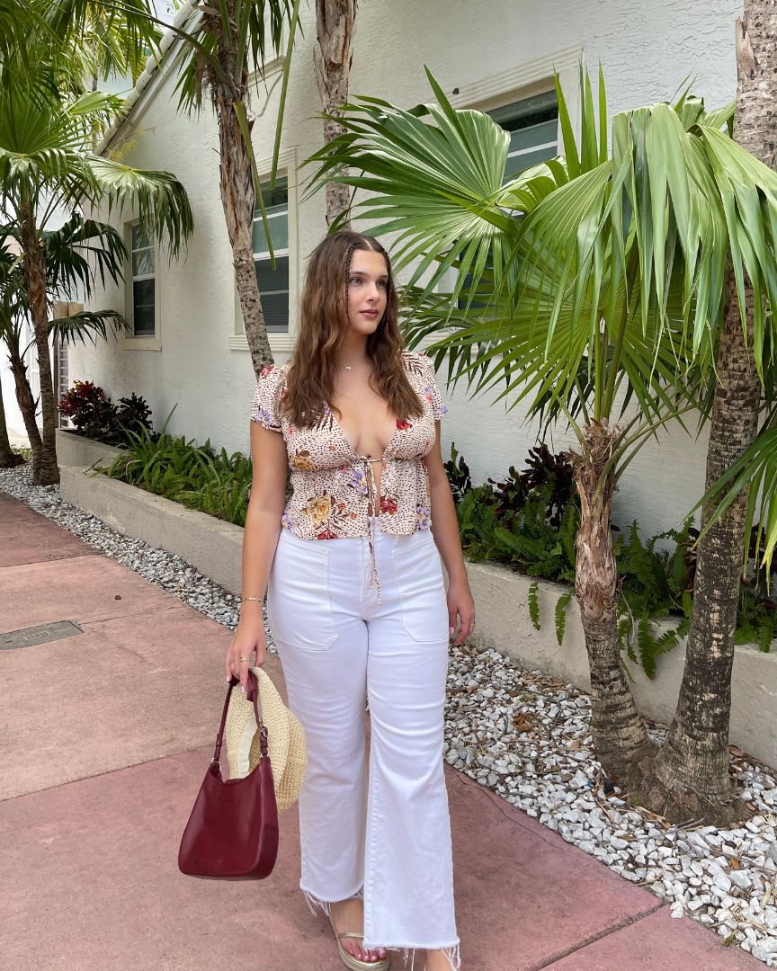 Juniper Tie Front Top
