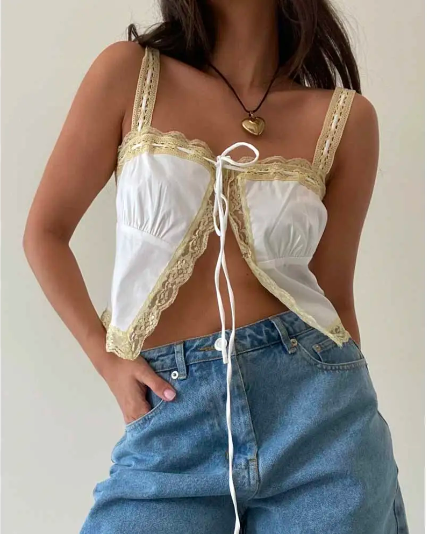 Louise Lace Top