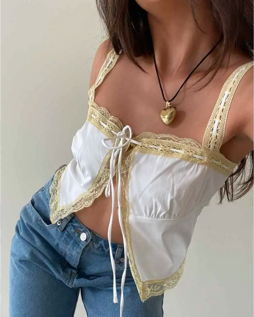 Louise Lace Top