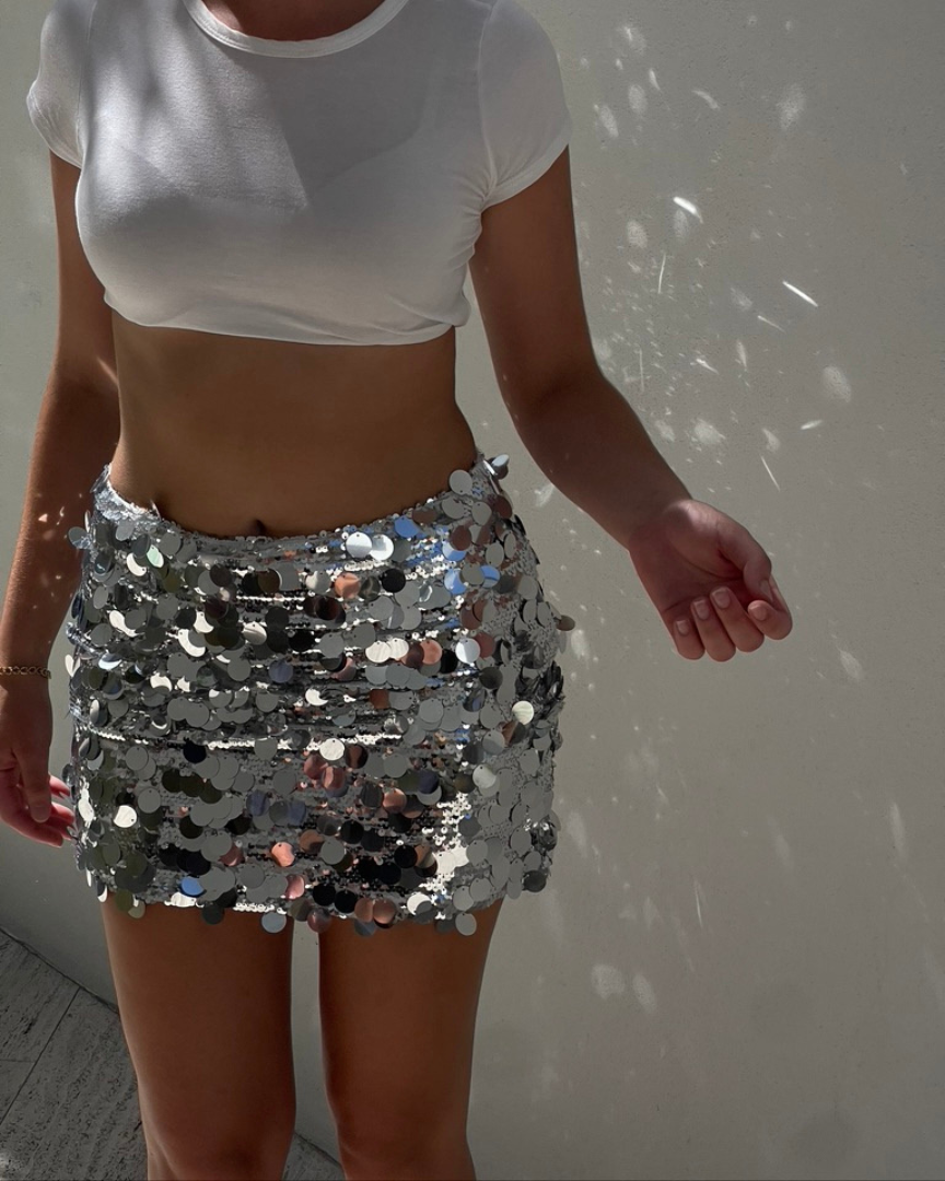Disco Fever Mini Skirt