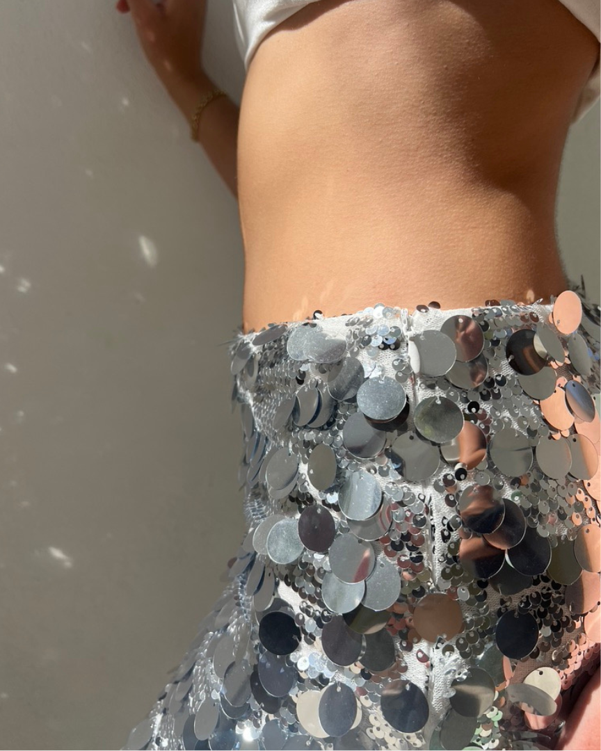 Disco Fever Mini Skirt