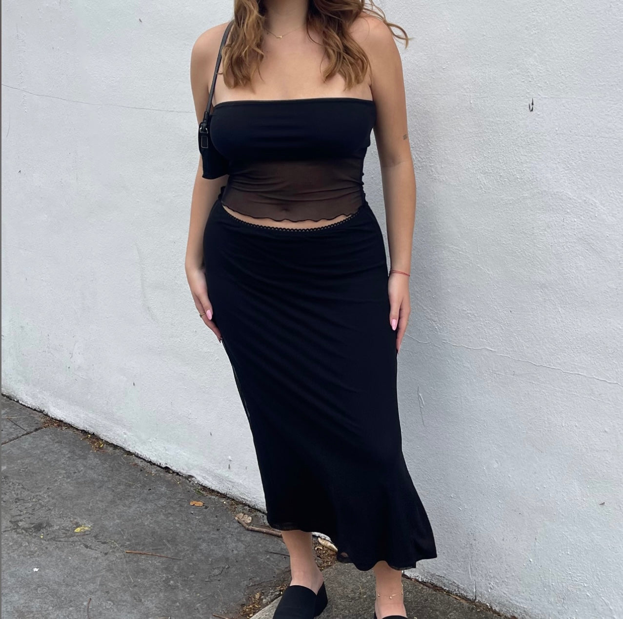 Brandy Mesh Skirt